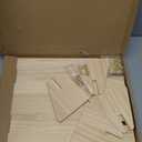 2 Pack Wooden Pegboard Display Stand for Keychain 16" x 12" Jewelry Rectangle Peg Board Tabletop Rack Organizer with 50 Hooks for Necklaces, Earrings, Craft Shows, Vendor Display(Wood)