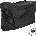 Hengme Rollator Walker Travel Bag - Waterproof Wheelchair Bag for Folding Walker Wheelchair Transport Chair Portable Large Duffel Bag Carry Case for Car Traveling (39" Lx16 Wx32 H)