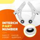 4pcs Front Lower Control Arm Ball Joint Compatible with Cherokee 2014-2018 K643179 K643180 K500287 Left & Right Suspension Kits