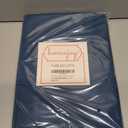 Rectangle Table Cloth Linen Farmhouse Stainproof Waterproof Washable Polyester Oblong Rectangular Fabric Table Cover for Kitchen Dining Dinner (Navy Blue01, 84" x 60" (Rectangular))