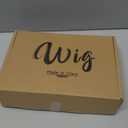 Short Curly Wigs with Bangs for Black Women, Loose Wavy Afro Kinky Curly Wig, Soft Heat Resistant Synthetic Hair Natural Looking Wig for Daily Party Cosplay (Black)