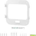 No-Stud, No-Drill Metal Wall Mount for Skylight Calendar Max 27", No-Drill Installation for Drywall, Matte White, Portrait/Landscape, Anti-Scratch Silicone Pads, Accessories for Skylight Calendar