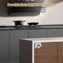 Under Cabinet GFCI Safety Outlet, 20 AMP, Self-Testing, Wall Distribution Box (White-E)