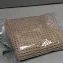 ZALL Tan Waffle Bath Mat,Super Absorbent Non Slip Bathroom Rug,Brown 18x30inch,Machine Washable Ultra Soft Floor Mats