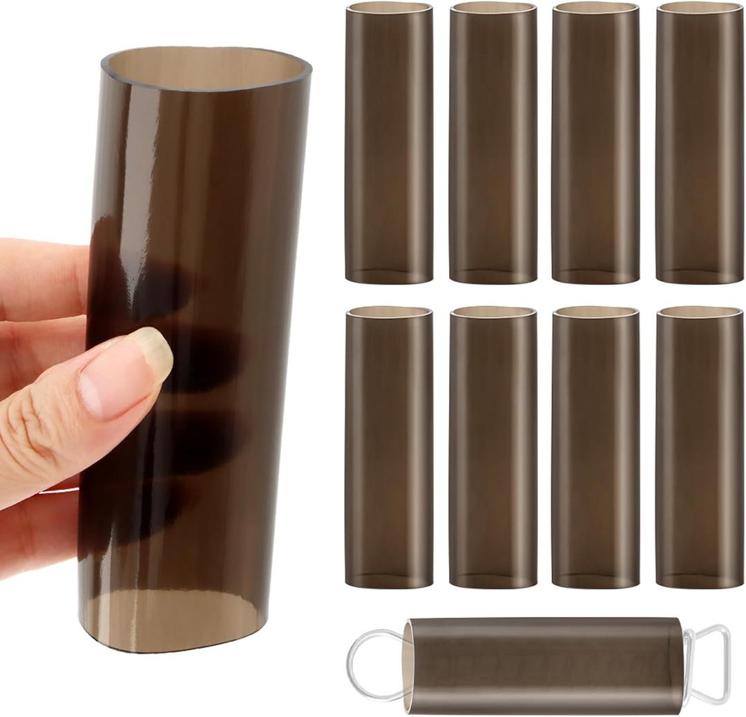 Pool Cover Spring Sleeve, Reusable Winter Swimming Pool Safety Vinyl Protective Sleeves, Poo l Cover Protective Sleeves for In-Ground Swimming Poo l, Springs Not Included(Size:10Pcs)