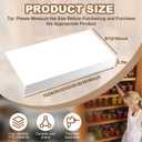 5 Pcs Wire Rack Covers 32x16x2.5 inch PVC Pantry Shelf Cover 0.31 inch Thick Removable Closet Wire Rack Shelf Covers,Decoration Kitchen Bathroom Office Shelving (Light Luxury White,32x16x2.5inch)