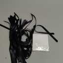 G2PLUS 50Pcs Name Place Cards - Wedding Place Cards with Black Ribbon, Blank Paper Gift Tags 3.5x2 Inches for Wedding Favors, Bridal Shower & Party Table Setting