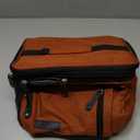 UMUFUKA Men's Double/ Women's Compartment Lunch bag, Insulated Lunch Cooler Tote 2 Roomy Large Reusable Water-resistant Lunch box (Orange)