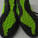 Vizari Santos Turf Soccer Shoes for Teen & Adult | Lightweight Football Turf Shoes with Dual Color Synthetic Upper | Durable Athletic Turf Shoes with Rubber Outsole for Men and Women (12, Black/Green)