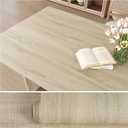 VEELIKE Thick Beige Wood Contact Paper Peel and Stick Countertops Contact Paper Waterproof Wood Wallpaper 24''x354'' Self Adhesive Textured Woodgrain Counter Top Vinyl Wrap for Kitchen Cabinets Table