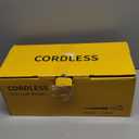 Leaf Blower Cordless with 2 Batteries and Charger, 21V Electric Leaf Blower with 2 Speed Modes, 2.0Ah Lightweight Battery Powered Blowers for Lawn Care, Patio, Blowing Leaves (Yellow)