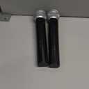 Chivao 2 Pack Fake Microphone Prop Microphone Play Plastic Mics Toy Mic Simulate Speech Practice for Karaoke Fun Stage Costume Prop Birthday Party, 9.5 x 2 Inch