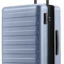 NINETYGO Carry On Luggage 22x14x9 Airline Approved, 20 Inch Luggage with Smooth Spinner Wheels, Expandable, Hard Shell PC Suitcase, Lightweight Travel Luggage, TSA Approved (Shadow, Rhine Max)