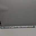 Window Privacy Film with Cutting Grid, Non-Adhesive Stained Glass Window Film Decorative, Static Cling Privacy Window Film (Leaf Rainbow,29.5 X 78.7 inch)