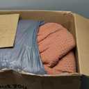 PHF Soft Waffle Comforter Set King Size- Comfy Breathable Waffle Weave Comforter with 2 Pillow Shams, 3 Pieces Less Snagging Lightweight Textured Bedding Set for All Season, Terracotta
