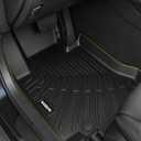 Naibeve Floor Mats for 2016-2025 2026 Volvo XC90 Gas (Not for Hybrid)(B5/B6 MHEV 7-Seater)(2nd Row Bench Seat) - All Weather for Volvo XC90 Floor Mats & Cargo Mat Waterproof Interior Accessories