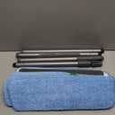 Microfiber Mops for Hardwood Floor Cleaning - BPAWA Flat Floor Mop with 4 Washable Pads for Laminate Wood Tile Vinyl Home Kitchen Bathroom - 59" Adjustable Handle (Gray)