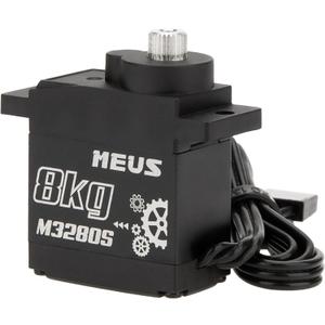 MEUS RACING 8KG Digital RC Micro Servo for Axial SCX24 Traxxas TRX4M Redcat Ascent-18 1/18 1/24 RC Crawler, NOT for Stock SCX24 Servo Mount(M3280S)