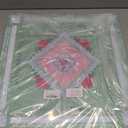 Floating Mahjong Table for Pool, 19x19 Inch Floral Game Float Board