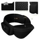 Baby Carrier Newborn to Toddler,Baby Carrier with Hip Seat,Ergonomic, Safety-Certified Baby Hip Carrier with Foldable Neck Support Pod,12 in 1 Baby Holder Carrier with Adjustable Waist Belt-Black