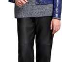 Tribal Women's Womens Fashion Button Front Jacket (Blue, XL)
