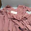 Red Bridesmaid Dresses with Sleeves for Women V Neck Ruched Long Slit Party Gowns , Size 12