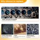 PS-7026 Oil Filter Compatible with Dodge Ram 1500 2500 3500 2014-2020 Chrysler Jeep Ram Vehicle Models, Replaces 68191349AA 68191349AB