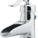 Pfister LG42-YP0U LG42YP0U Ashfield single Control 4 inch Centerset Bathroom Faucet In SIlver