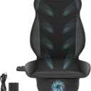 COMFIER Cooling Car Seat Cover Cushion for Car Front Seats, Black 12V Car Seat Cooling Pad