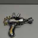 Nicky Bigs Novelties Cosplay Steampunk Ray Gun - Small Fake Space Pirate Gun Blaster Prop - Steam Punk Plastic Weapons - Halloween Costume Accessory