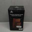 ENOKING Universal Knife Block without Knives, Acacia Wood Knife Holder/Knife Organizer with Removable Plastic Bristles for Kitchen Counter Knife Storage Rack