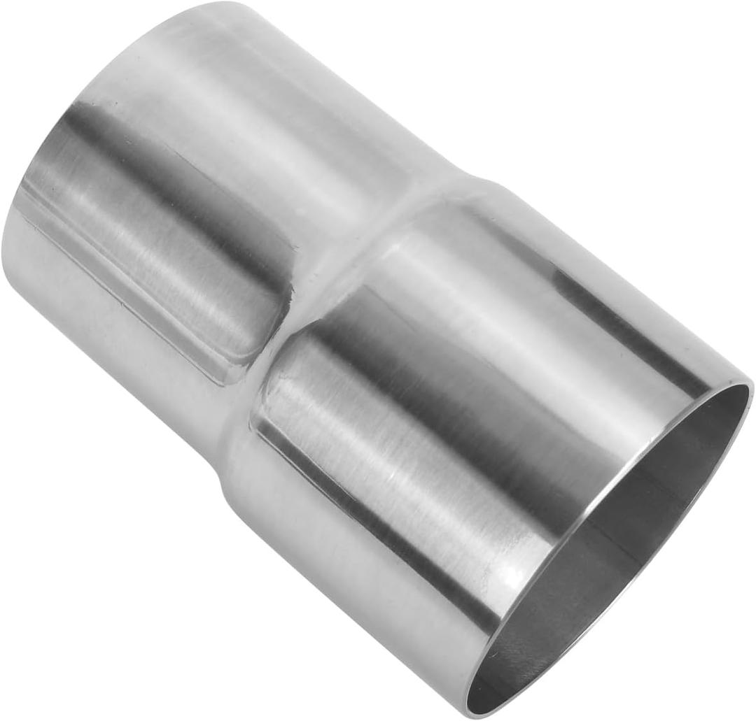 Exhaust Adapter Connector 2.25"ID to 2.5"IDExhaust Adapter Total Length 4 "Stainless Steel Polished.