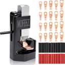 MOFEEZ Hammer Lug Crimper Tool for 8 AWG - 0000 AWG Battery and Welding Cables with 20pcs Terminal Connectors and 20pcs 3:1 Heat Shrink Tubes