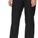 floralhue Womens Scrub Pants Drawstring Soft Stretch, Anti-Wrinkle Women's Scrub Pants with 6 Pockets