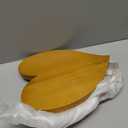 2 Pcs Heart Shaped Charcuterie Board Wood Lips Heart Food Tray Serving Platter with 100 Heart Cocktail Picks Valentines Charcuterie Board Cheese Board for Valentine's Day Decor Kitchen Accessories