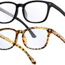 livho High Tech Blue Light Glasses - Advanced 99% Blue Light Blocking Computer Glasses - Anti Eyestrain & UV Glare Protection