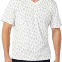 Amazon Essentials Men's Short-Sleeve V-Neck T-Shirts, Pack of 2 (XXL)