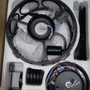 Ceiling Fans with Lights and Remote, 52'' Vintage Caged Ceiling Fan with Light, 5 Blades, 6+1 Speed, Flush Mount Ceiling Fan Whisper-quiet for Farmhouse, Living Room, Kitchen and Porch (52 Inch)