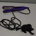 MBHAIR Ceramic Crimper Iron for Volumizing Fluffy Hairstyle, Corrugation Crimper Hair Iron, Anti Static Ceramic Hair Crimping Iron Adjust Temperature (Purple)