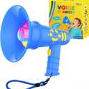 Voice Changer for Kids,Birthday Gift for Boys Girls Ages 3,4,5,6,7,8 - Boy Toys for 3-8+ Year Old - Noise Maker Prank Gift for Christmas,Easter,Halloween,Cool Gadgets for Boys Toddler (Blue)