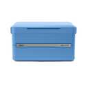 Coleman Snap N Go 55qt Collapsible Hard Cooler, Keeps ice Cold for up to 64 Hours, Holds up to 93 cans, Collapses up to 1/3 its Size, Can Hold up to 200 pounds, Blue Sky