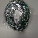 2 x Plaid Headband for Women Christmas Pearl Knotted Headband Fashion Elegant Ladies Wide Knot Headbands Headpieces Hair Accessories (2 Pack Green Plaid) (One Size)