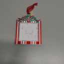 Laraine Christmas Tree Ornaments  3-Piece Decorative Hanging 2025 Holiday Keepsake Gift Pendant with 2 Photo Frame Insert for Picture of Pet (3-Piece Gift Set (2025))