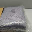 Heated Weighted Blanket for Adults, Soft Electric Throw Blanket 48''x72'' 15LBS Fast Heating Heavy Cozy Blanket with 10 Heating Levels and 1/2/4/6/8 Hours Auto Off (Grey,Twin Size)