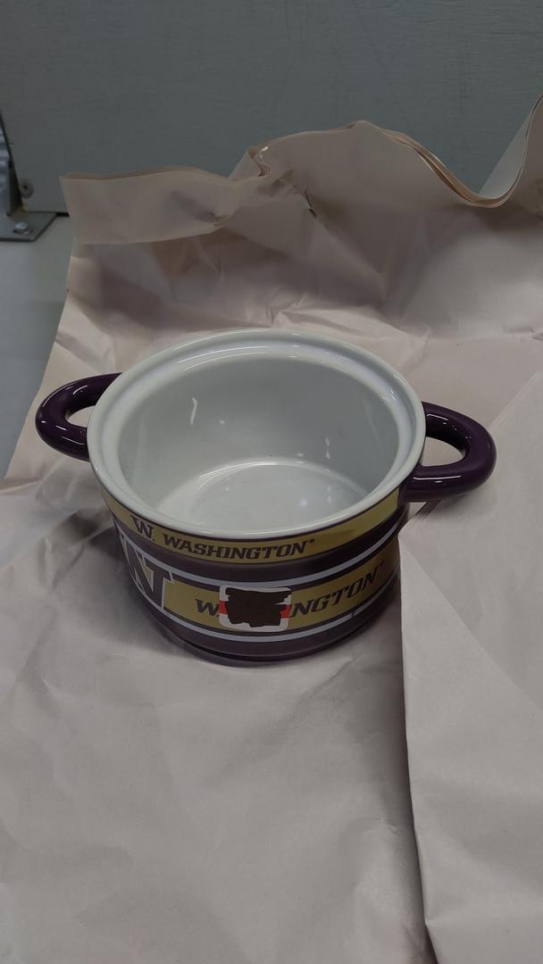 Washington Purple Bowl With Handles