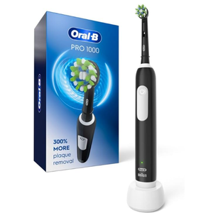 OralB Pro 1000 Rechargeable Electric Toothbrush, Black
