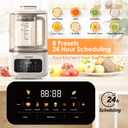 Silent Professional Blender 1.4L 8 Preset Programs, Quiet Motor, Hot & Cold Blending for Smoothies, Soups, Nut Milk, Ice Crushing 24H Timer, Self-Cleaning, BPA-Free