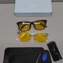 livho High Tech Blue Light Glasses - Advanced 99% Blue Light Blocking Computer Glasses - Anti Eyestrain & UV Glare Protection (*B1 Light Black+clear)