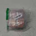 Travel Containers for Toiletries 4 Pack, TSA Approved Travel Size Toiletries, Travel Size Containers, With Clear Bag Leak Proof Silicone Jars, Travel Essentials Creams Jars Carrying Small Items (3 OZ (90ML), Red Soil)