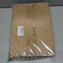 Sosation 6 Pcs Mini Christmas Tree Villages Tabletop Bottle Brush Trees Desk Small Christmas 6 Size Norfolk Pine Xmas Tree with Wooden Bases Spray Snow Separate for Table Indoor Winter Gift Decor